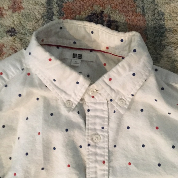 Uniqlo OCBD Dot Print - Picture 2 of 2